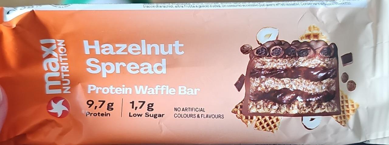 Fotografie - Hazelnut Spread Protein Waffle Bar Maxi nutrition