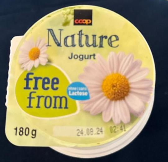 Fotografie - Nature Jogurt free from Lactose coop