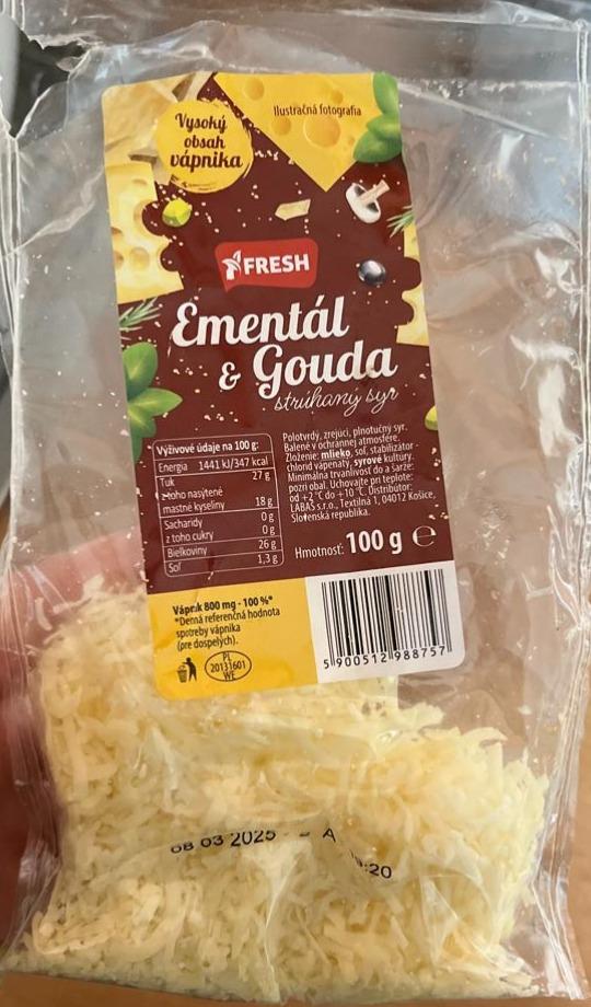 Fotografie - Ementál & Gouda strúhaný syr Fresh