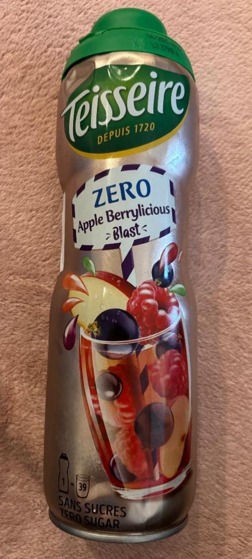 Fotografie - Zero Apple Berrylicious Blast Teisseire