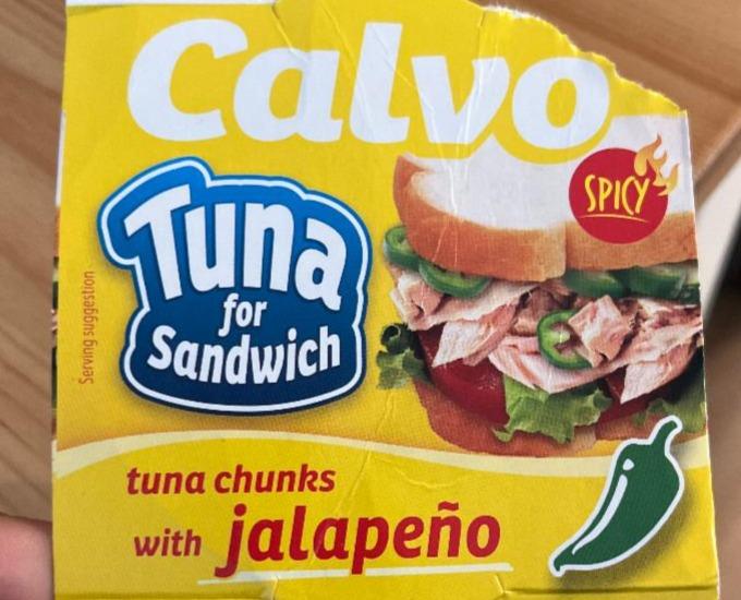 Fotografie - Tuna for Sandwich tuna chunks with jalapeno Calvo