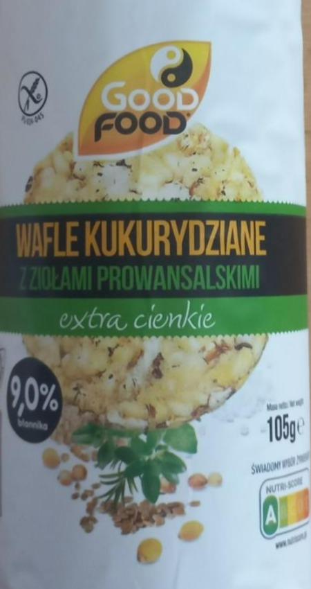 Fotografie - Wafle kukurydziane z ziolami prowansalskimi Good Food