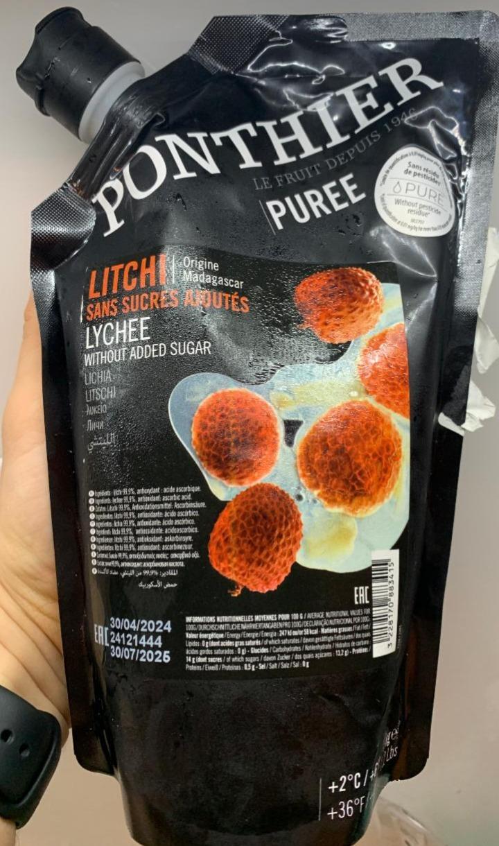 Fotografie - Ponthier Puree Litchi