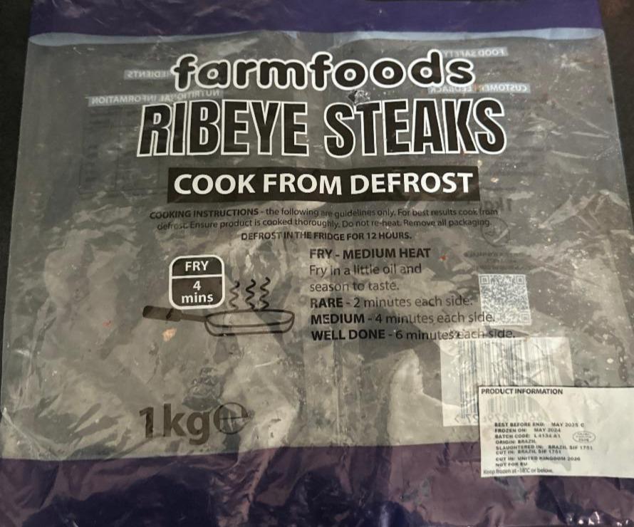 Fotografie - Ribeye Steaks farmfoods