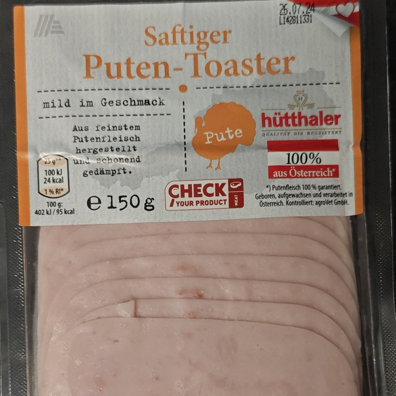 Fotografie - Saftiger Puten-Toaster Hütthaler