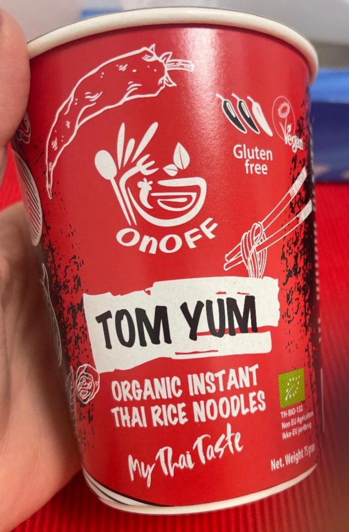 Fotografie - Tom Yum Organic instant thai rice noodles Onoff