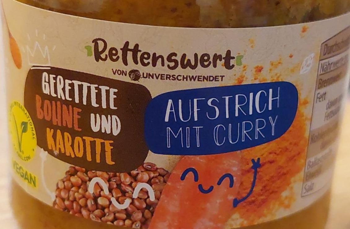 Fotografie - Gerettete bohne und karotte aufstrich mit Curry Rettenswert