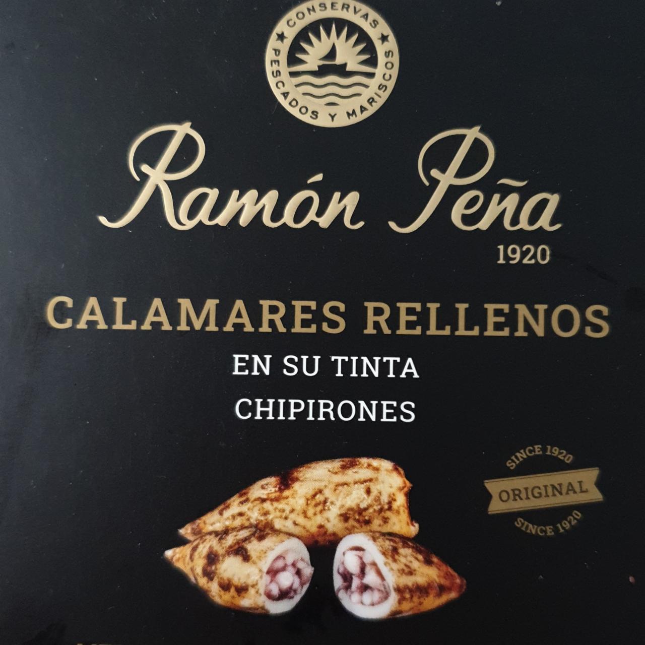 Fotografie - Calamares Rellenos en su tinta chipirones Ramón Peňa