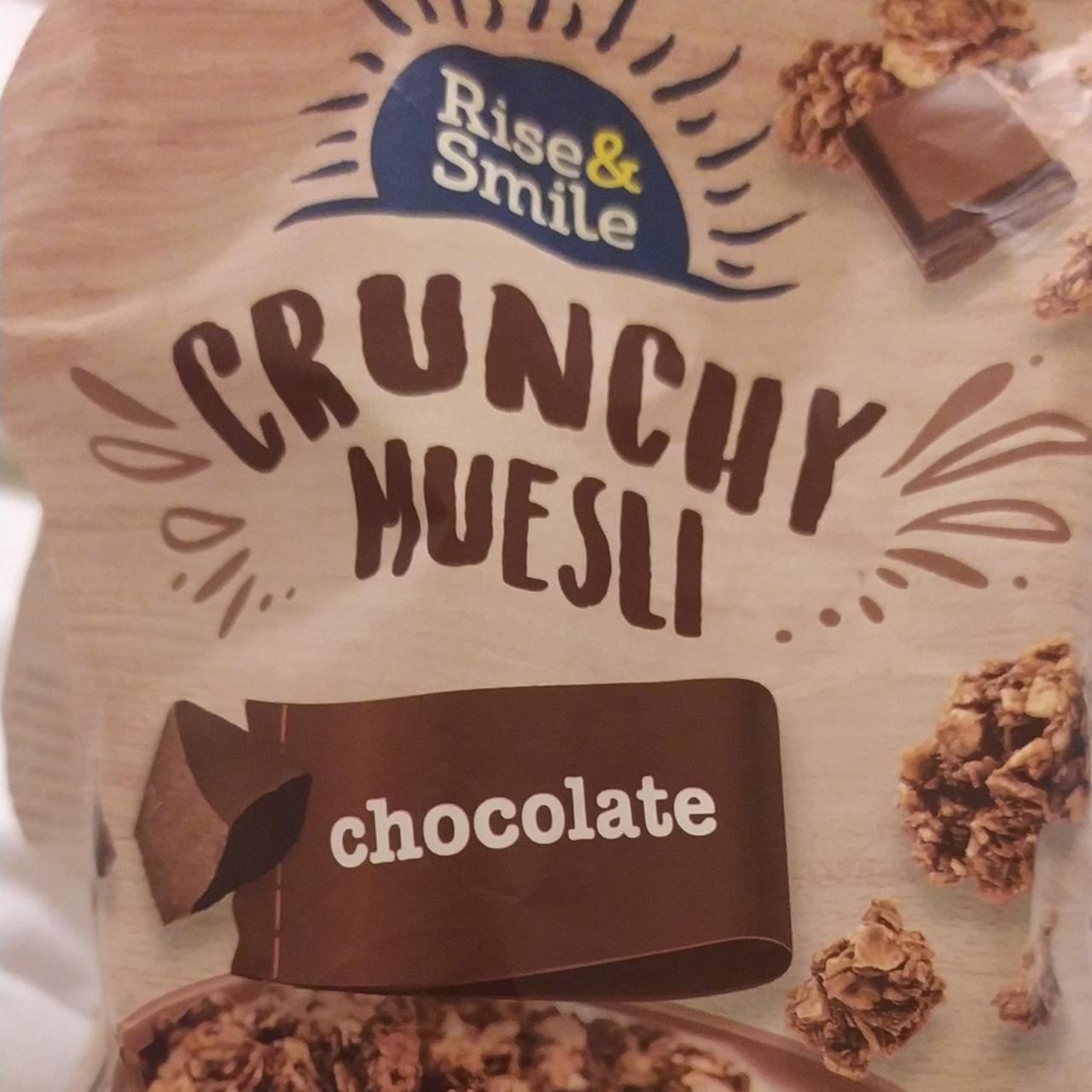 Fotografie - musli čokoládové CRUNCHY Rise&Smile