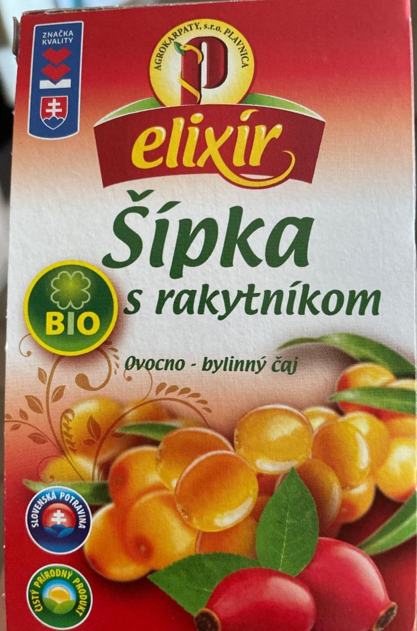 Fotografie - Šípka s rakytníkom ovocno - bylinný čaj elixír