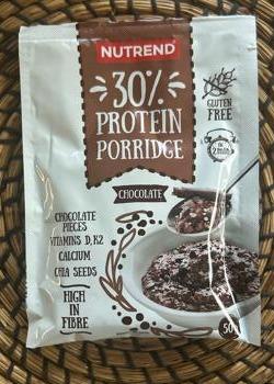 Fotografie - 30% Protein Porridge Chocolate Nutrend