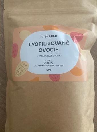 Fotografie - Lyofilizované Ovocie Mango, Jahoda, Mandarinka Fitshaker