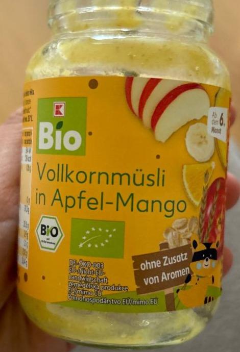 Fotografie - Vollkornmüsli in Apfel-Mango K-Bio