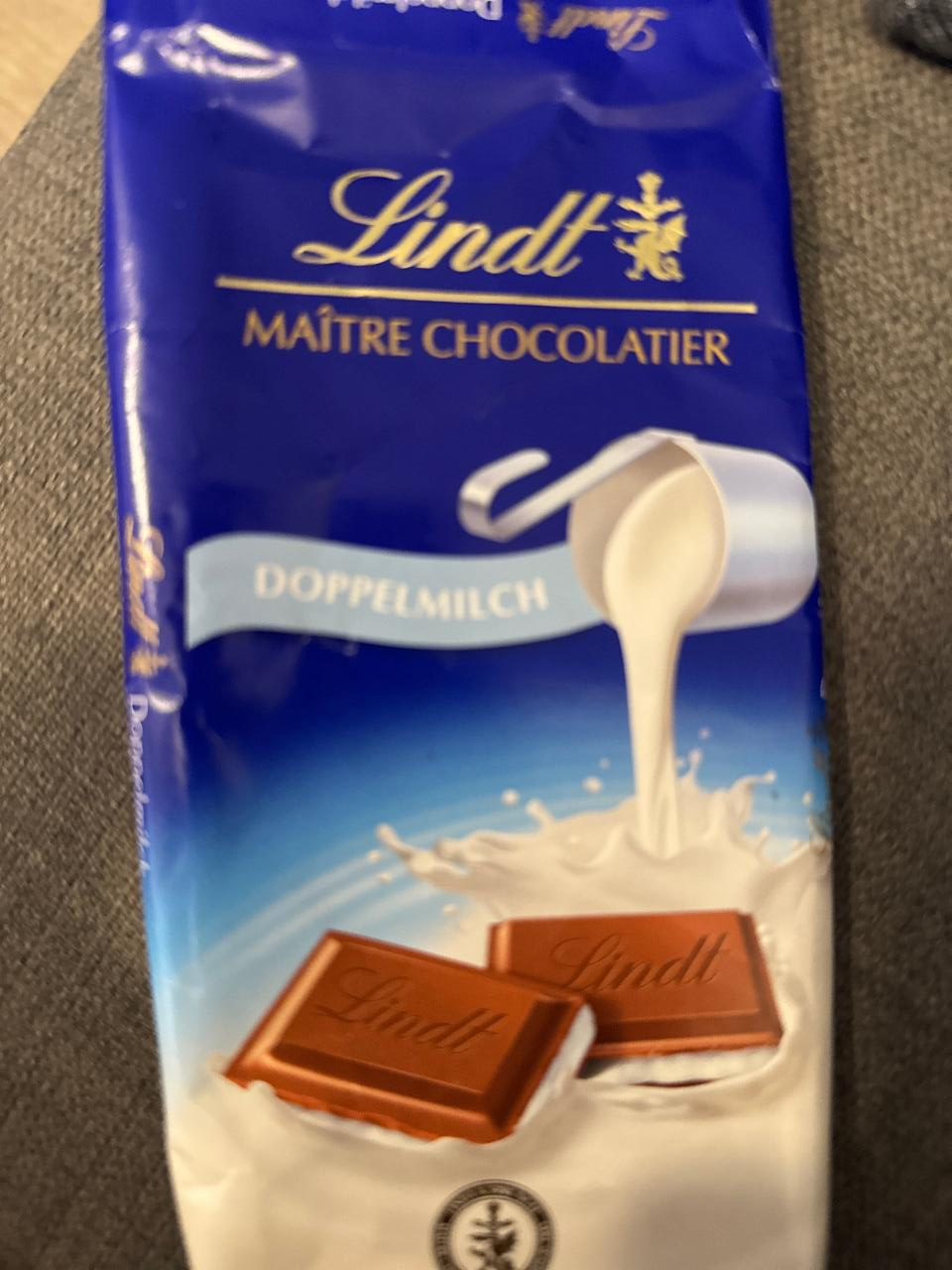 Fotografie - Maître chocolatier doppelmilch Lindt