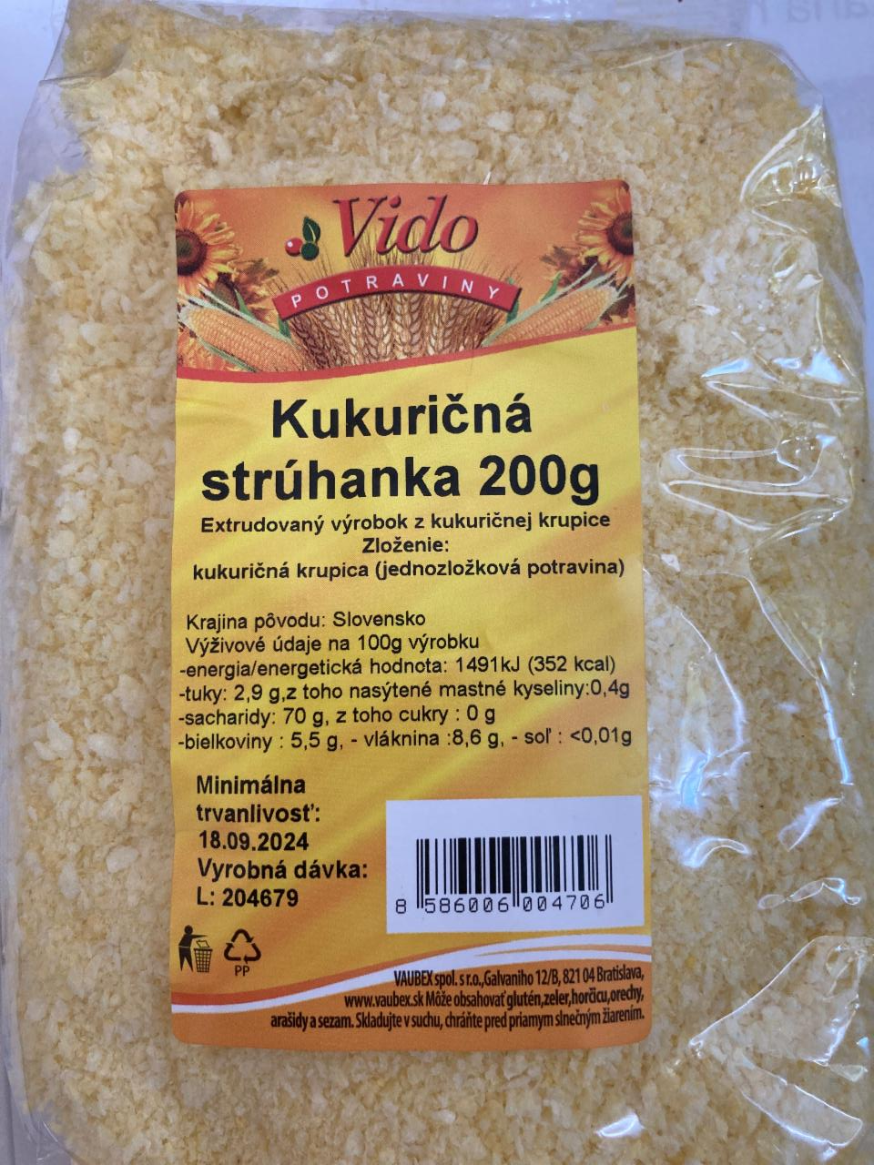 Fotografie - Kukuričná strúhanka Vido