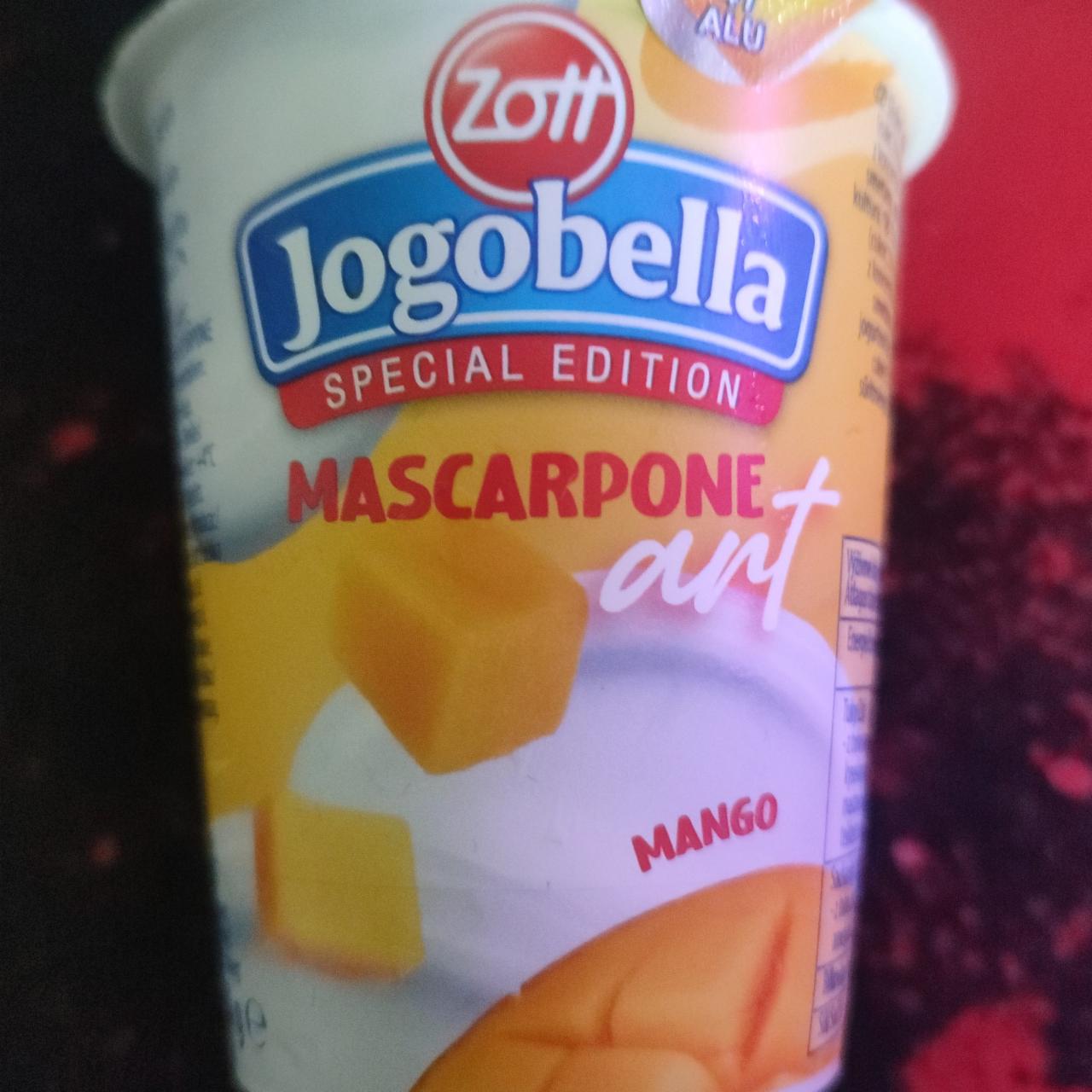 Fotografie - Jogobella Mascarpone Mango Zott