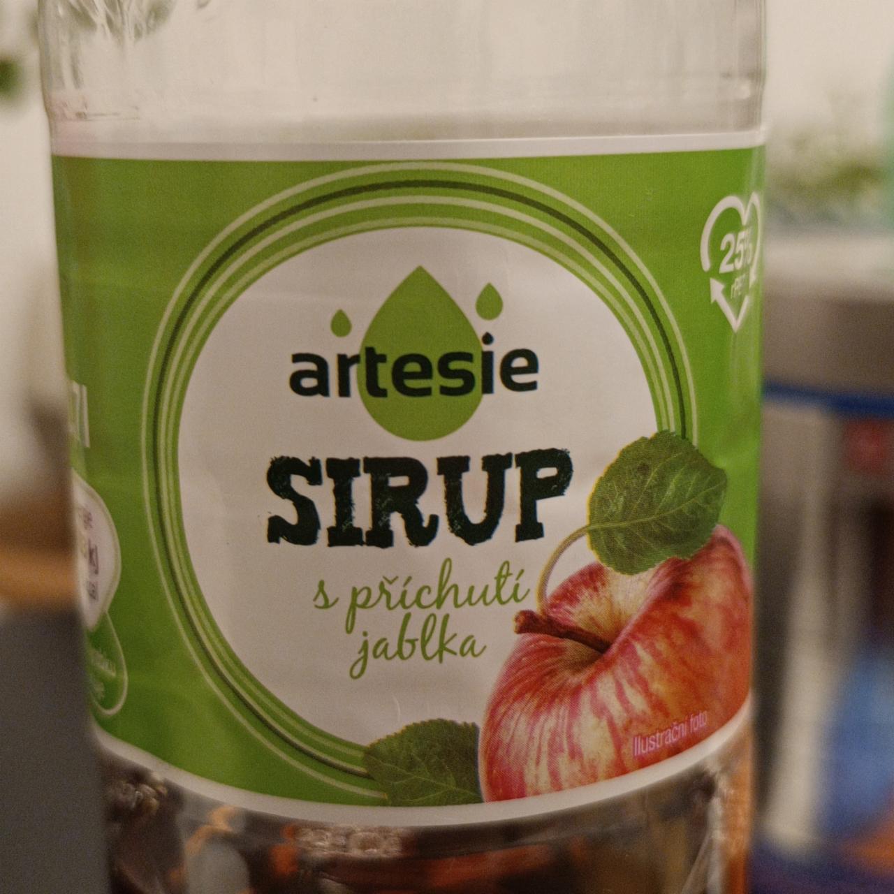 Fotografie - Sirup s příchutí jablka Artesie