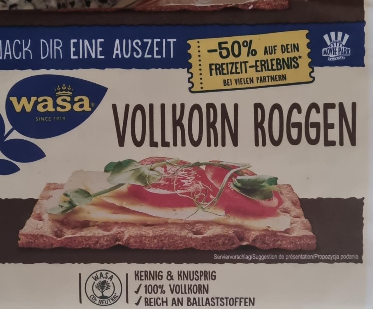 Fotografie - Vollkorn Roggen Wasa