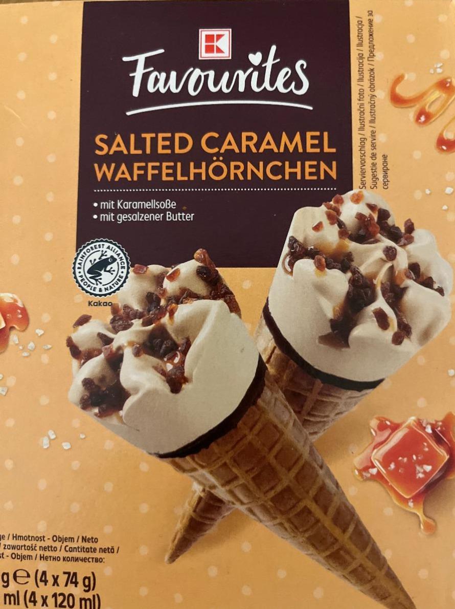 Fotografie - Salted Caramel Waffelhörnchen K-Favourites