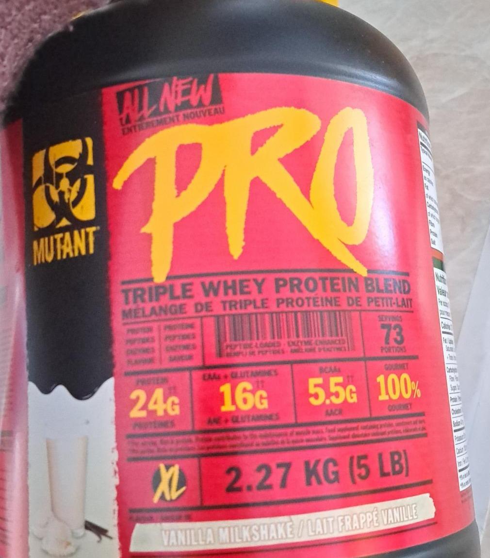 Fotografie - Pro Triple Whey Protein Vanilla Milkshake Mutant