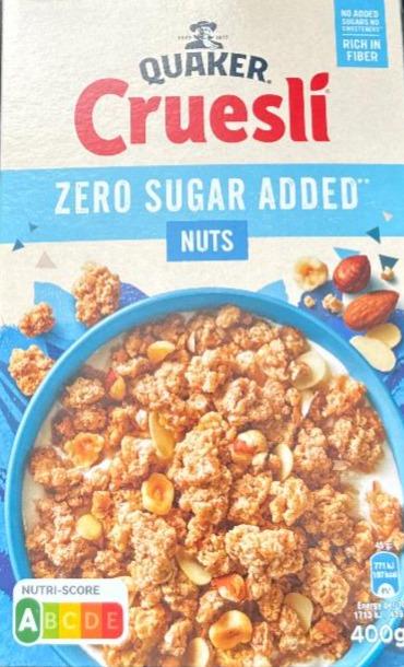 Fotografie - Quaker Cruesli Nuts zero sugar