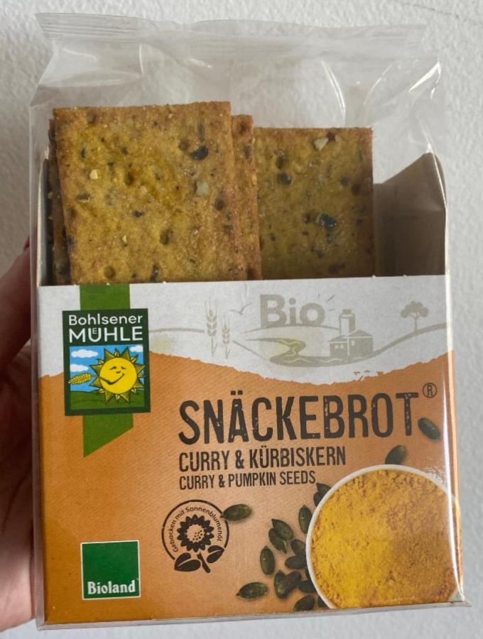 Fotografie - Snäckebrot Curry & Kürbiskern Bohlsener Mühle