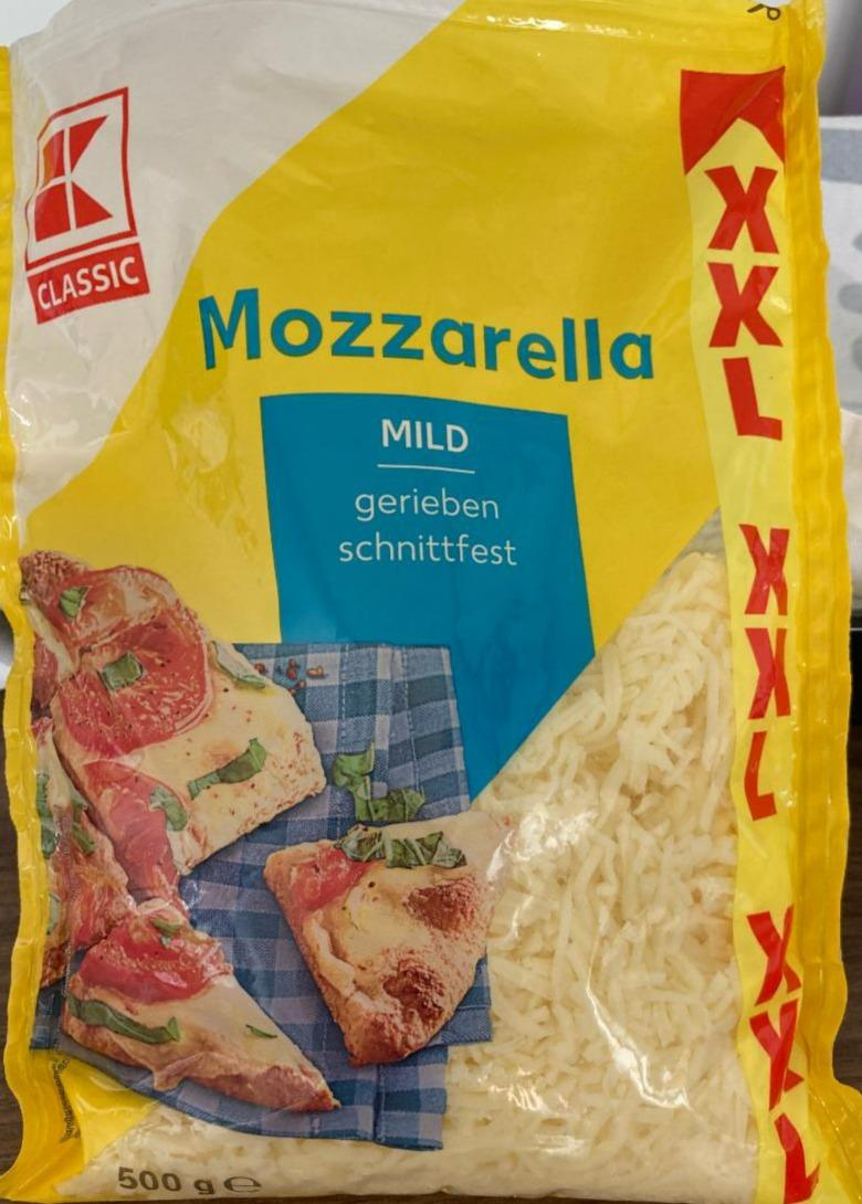 Fotografie - Mozzarella mild gerieben K-Classic