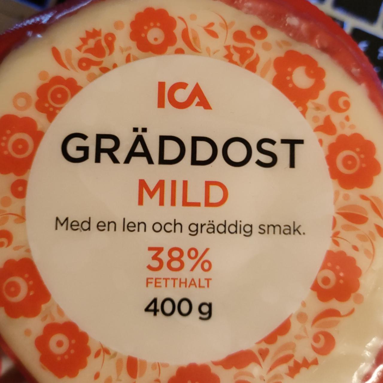 Fotografie - Gräddost 38% Mild ICA