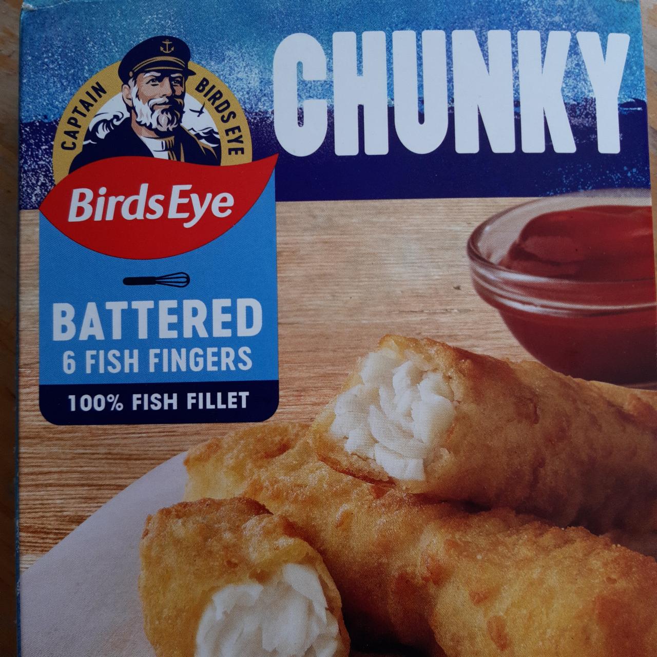 Fotografie - Chunky Battered 6 fish fingers BirdsEye