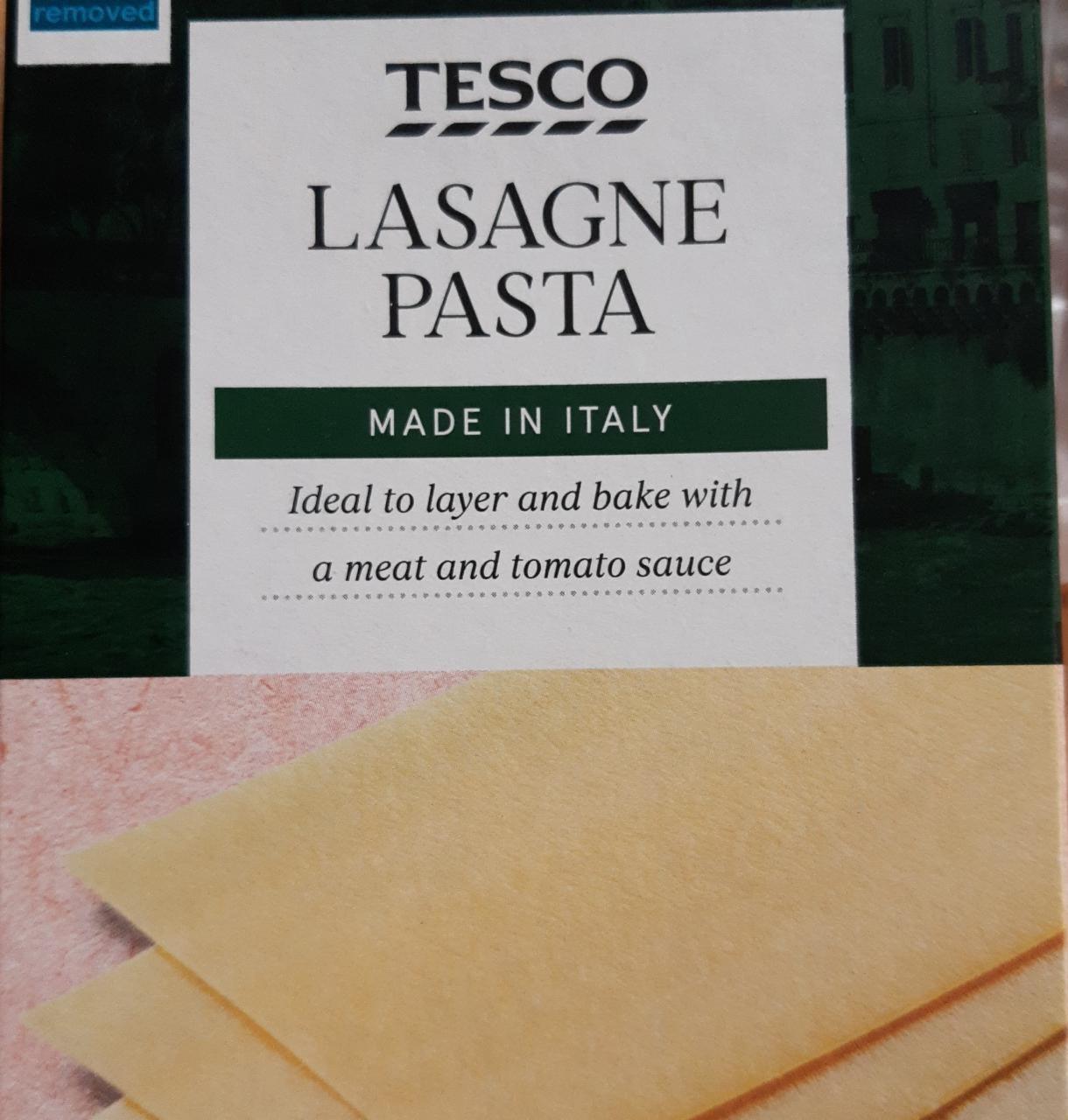 Fotografie - Lasagne Pasta Tesco