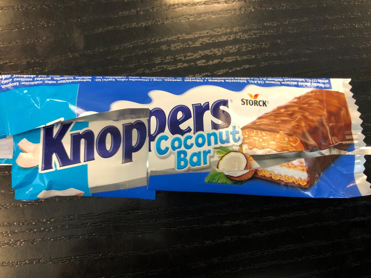 Fotografie - Knoppers coconut bar Storck