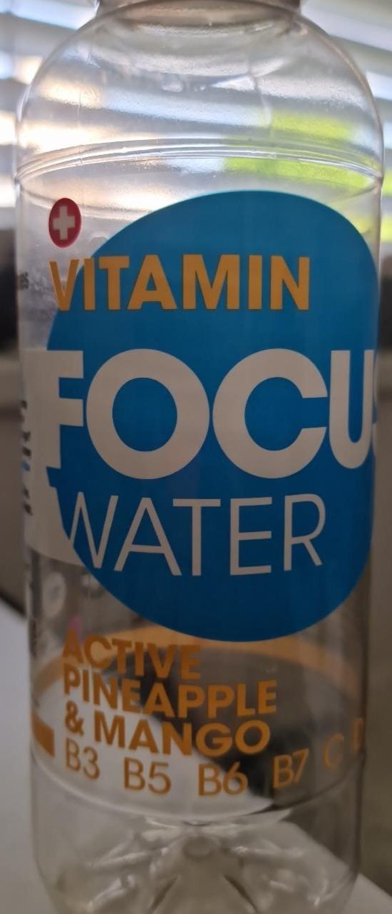 Fotografie - Vitamin Focus Water Active Pineapple & Mango