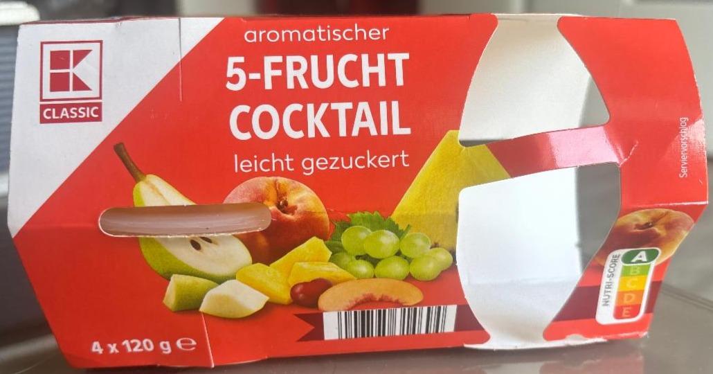 Fotografie - Aromatischer 5-frucht cocktail leicht gezuckert K-Classic