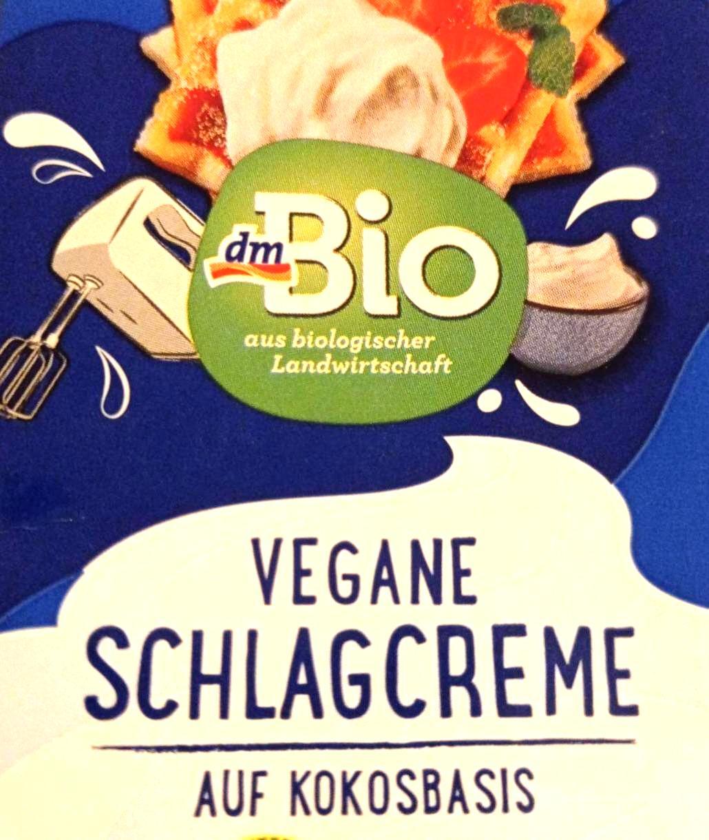 Fotografie - Vegane Schlagcreme auf Kokosbasis dmBio