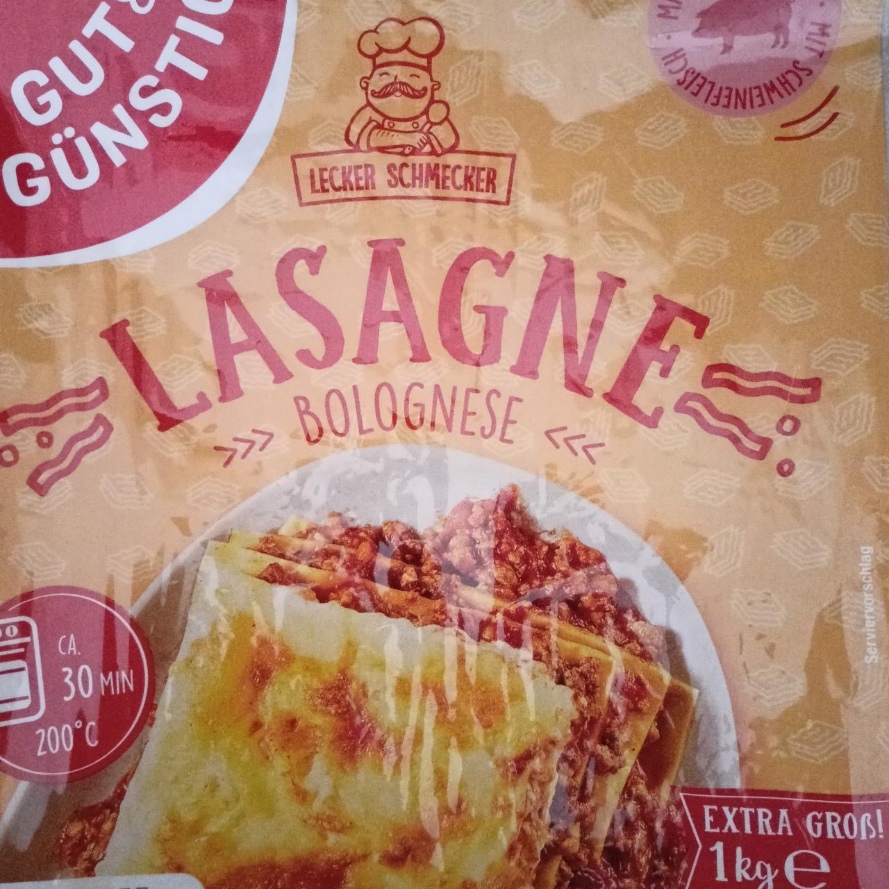 Fotografie - Lasagne bolognese Gut&Günstig