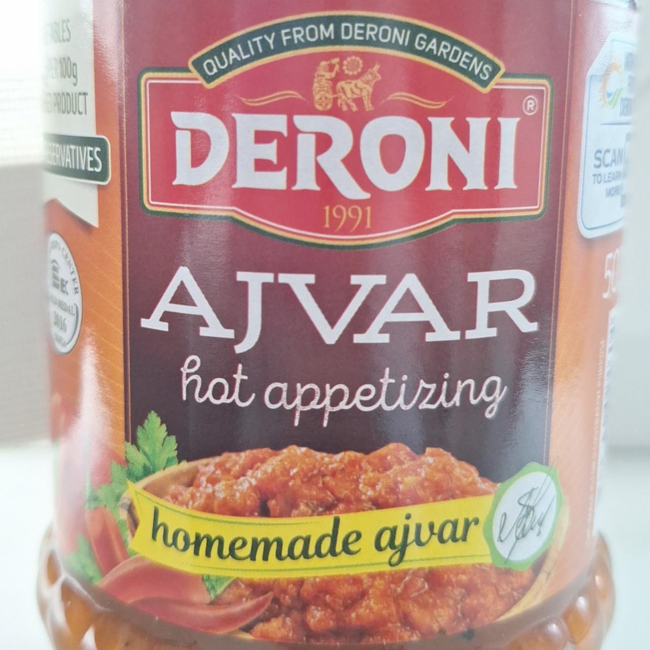 Fotografie - Ajvar hot appetizing Deroni