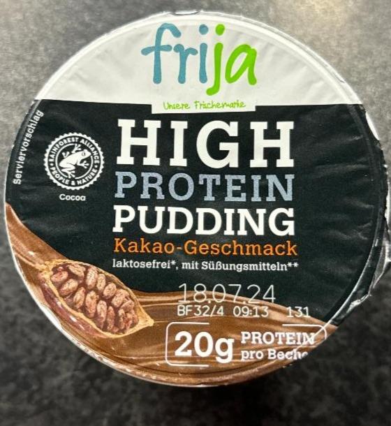 Fotografie - High Protein Pudding Kakao-Geschmack frija