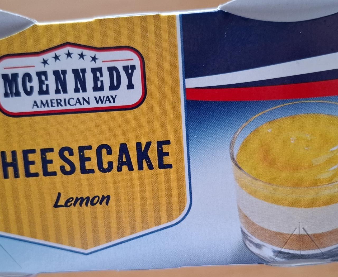 Fotografie - Cheesecake lemon McEnnedy American Way