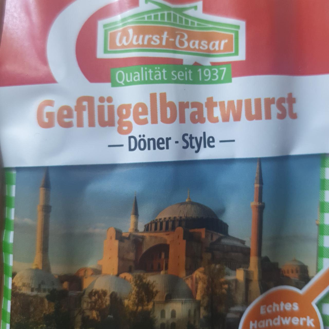 Fotografie - geflügelbratwurst döner style Wurstbasar