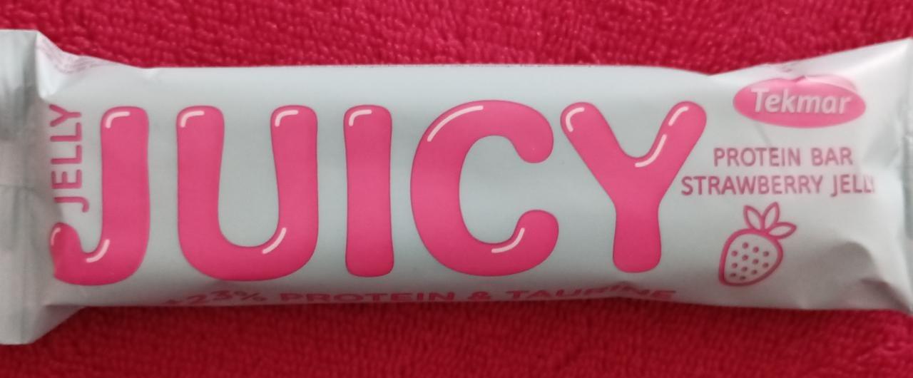 Fotografie - Juicy Protein Bar Strawerry Jelly Tekmar