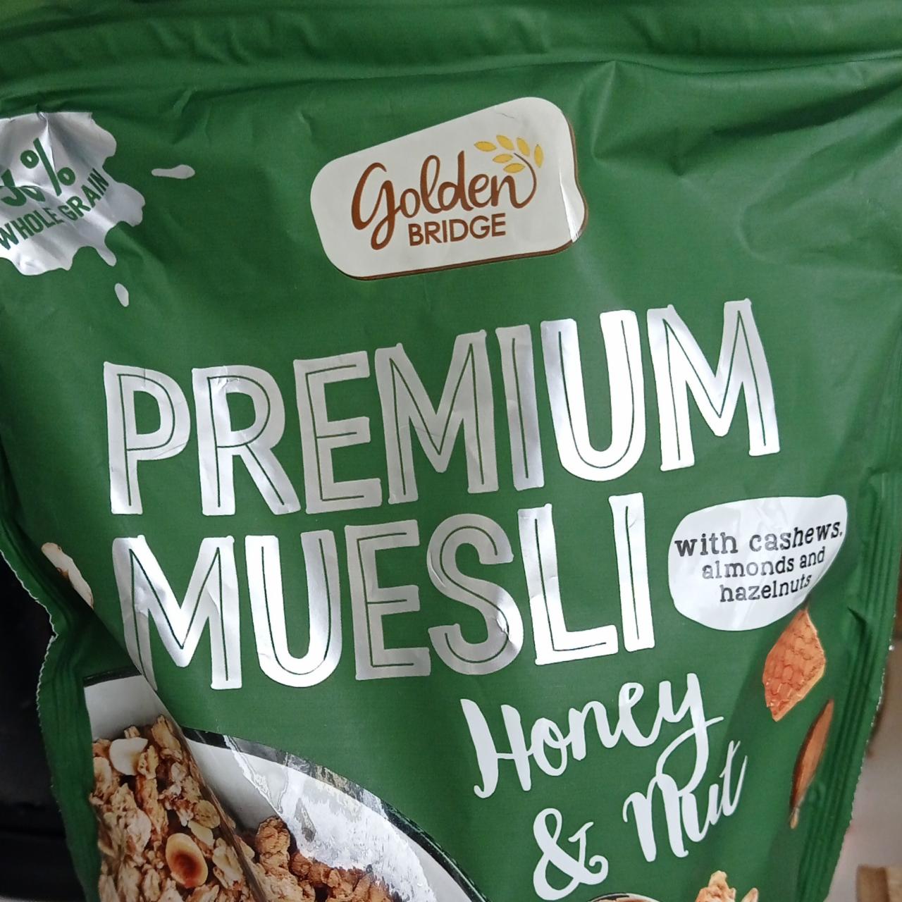 Fotografie - Premium muesli Honey & Nut Golden Bridge