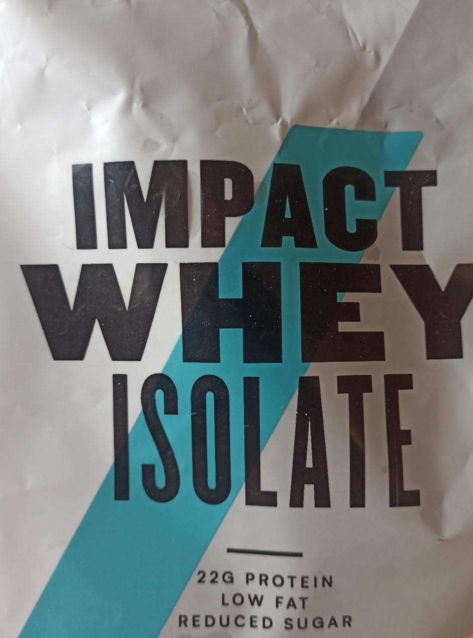 Fotografie - Impact whey isolate vanilla Myprotein