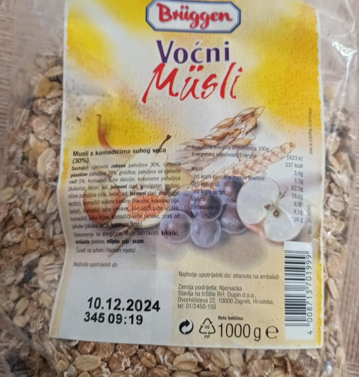 Fotografie - Voćni Müsli Brüggen