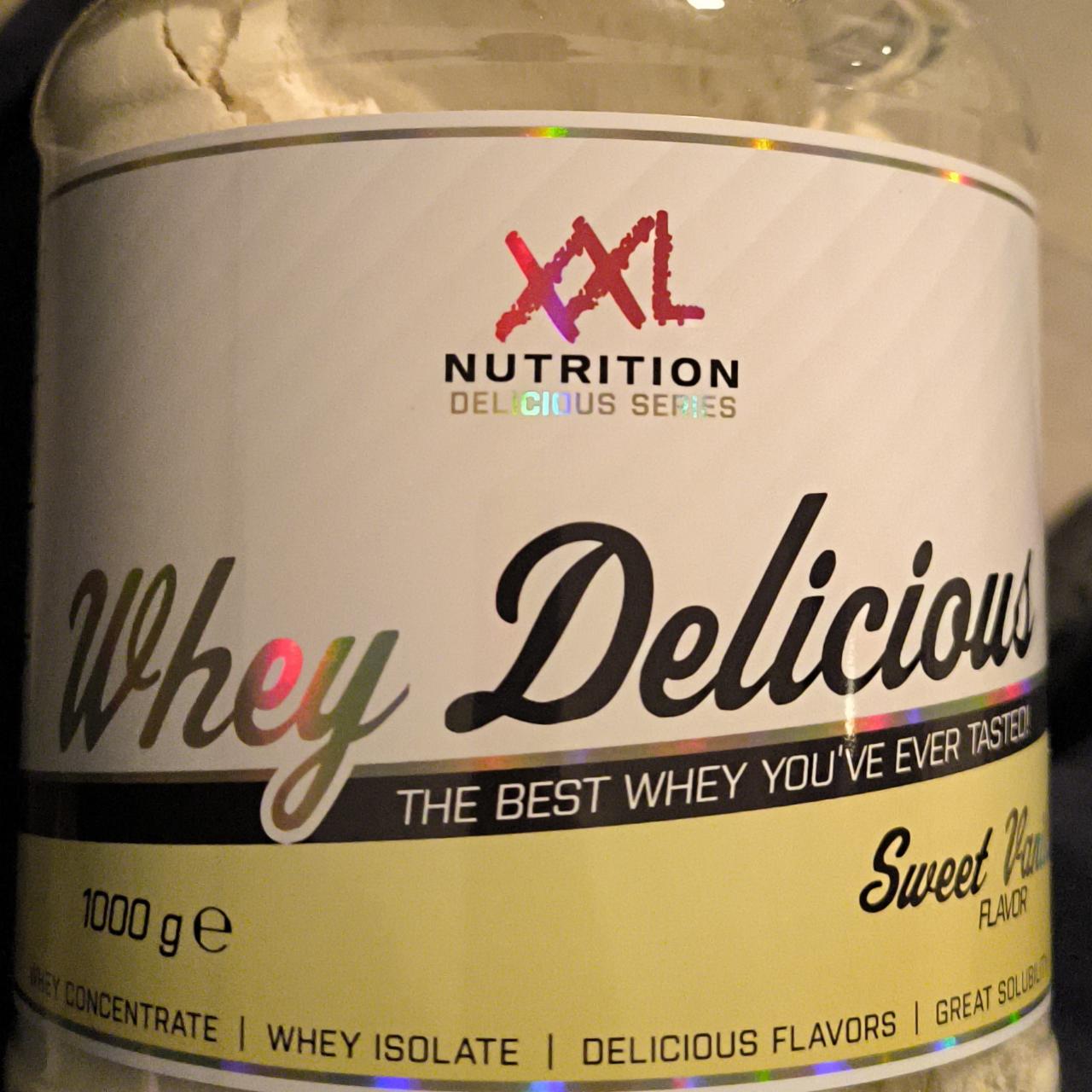 Fotografie - Whey Delicious Sweet Vanilla XXL Nutrition