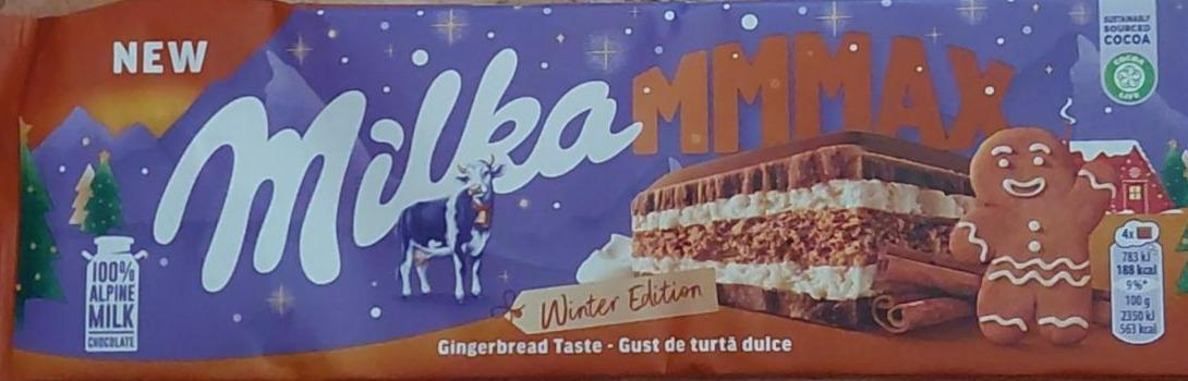 Fotografie - Gingerbread taste winter edition mmmax Milka