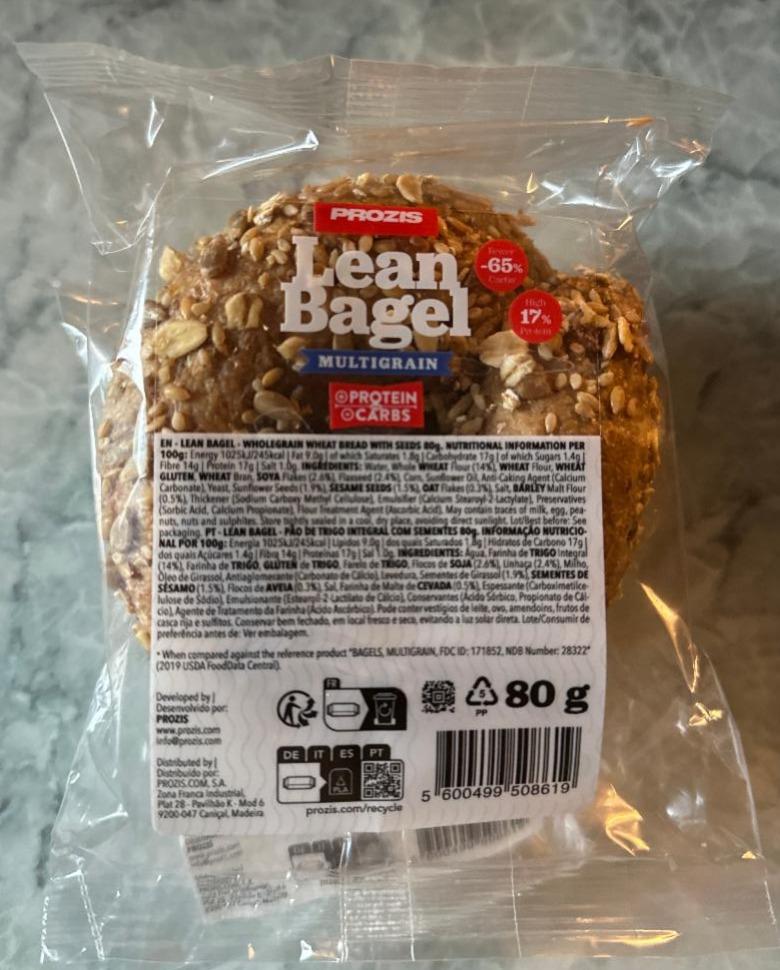 Fotografie - Lean Bagel multigrain Prozis