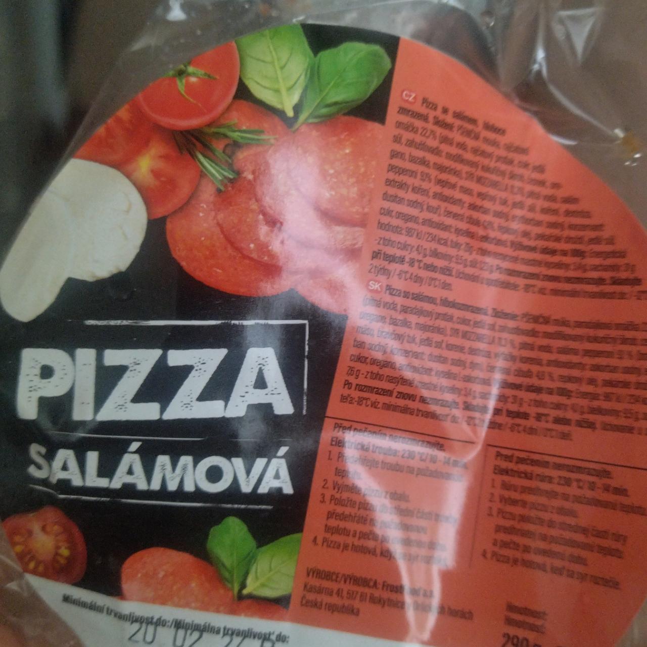 Fotografie - Pizza salámová FrostFood