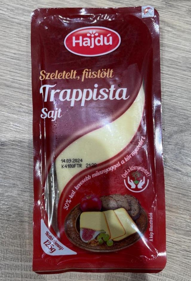 Fotografie - Trappista Sajt Szeletelt, füstölt Hajdú