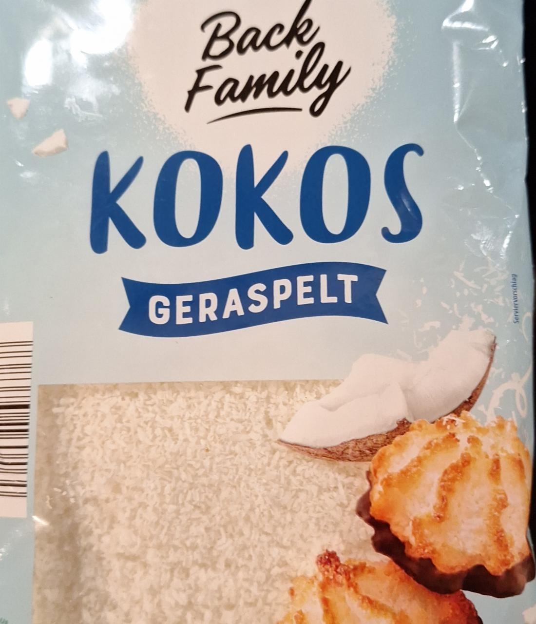 Fotografie - Kokos Geraspelt Back Family