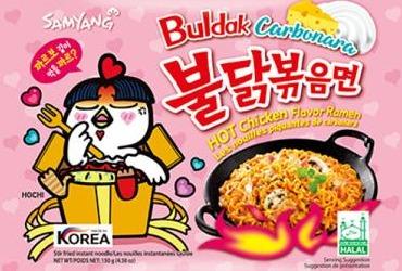 Fotografie - Buldak hot chicken ramen carbonara flavour Samyang